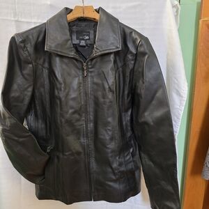 East 5th Black Genuine Leather Jacket